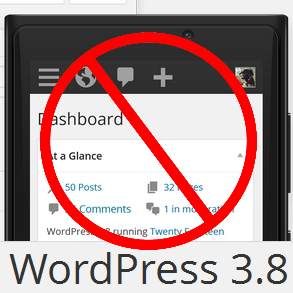 How to disable responsiveness in the admin theme of WordPress 3.8